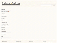 Tablet Screenshot of bradbury.com
