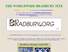 Tablet Screenshot of bradbury.org